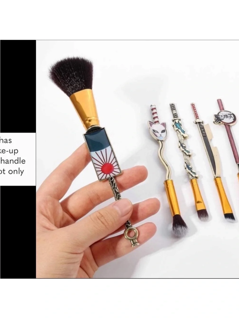 Demon Slayer Makeup Brush Set 5pcs Anime